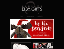 Tablet Screenshot of elbygifts.com